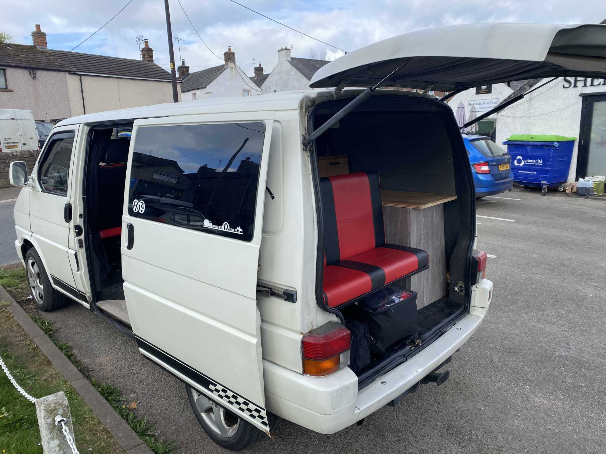 A VW T4 Campervan called Kaspar and for hire in Penrith, Cumbria