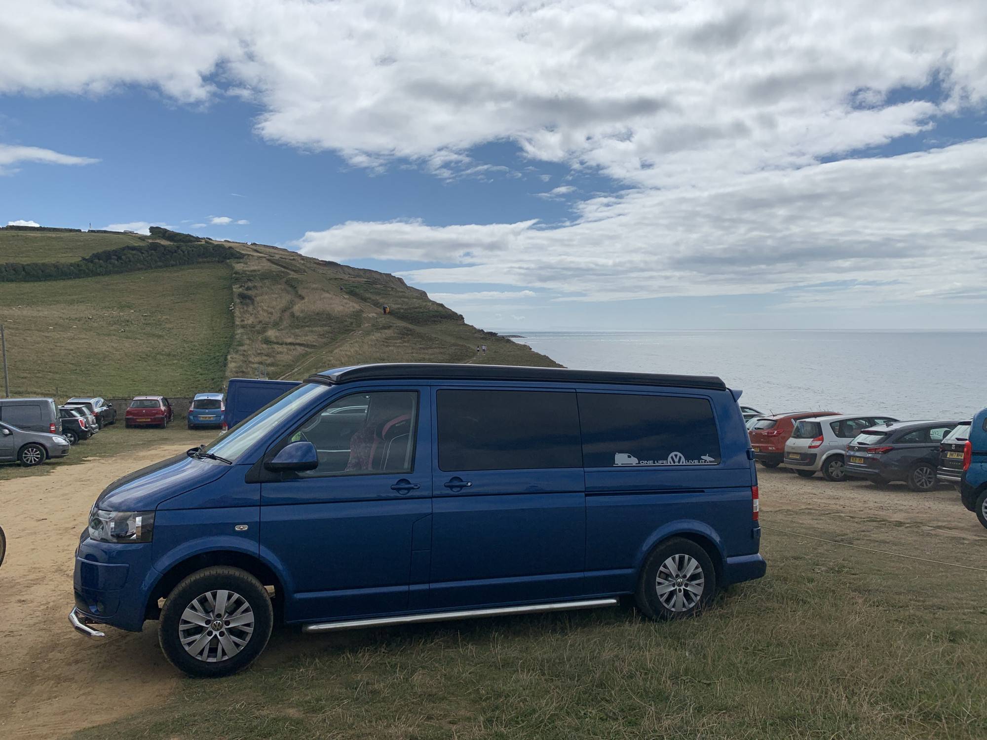 A VW T5 Campervan called Blu-T5-0926 and for hire in Sittingbourn, Kent