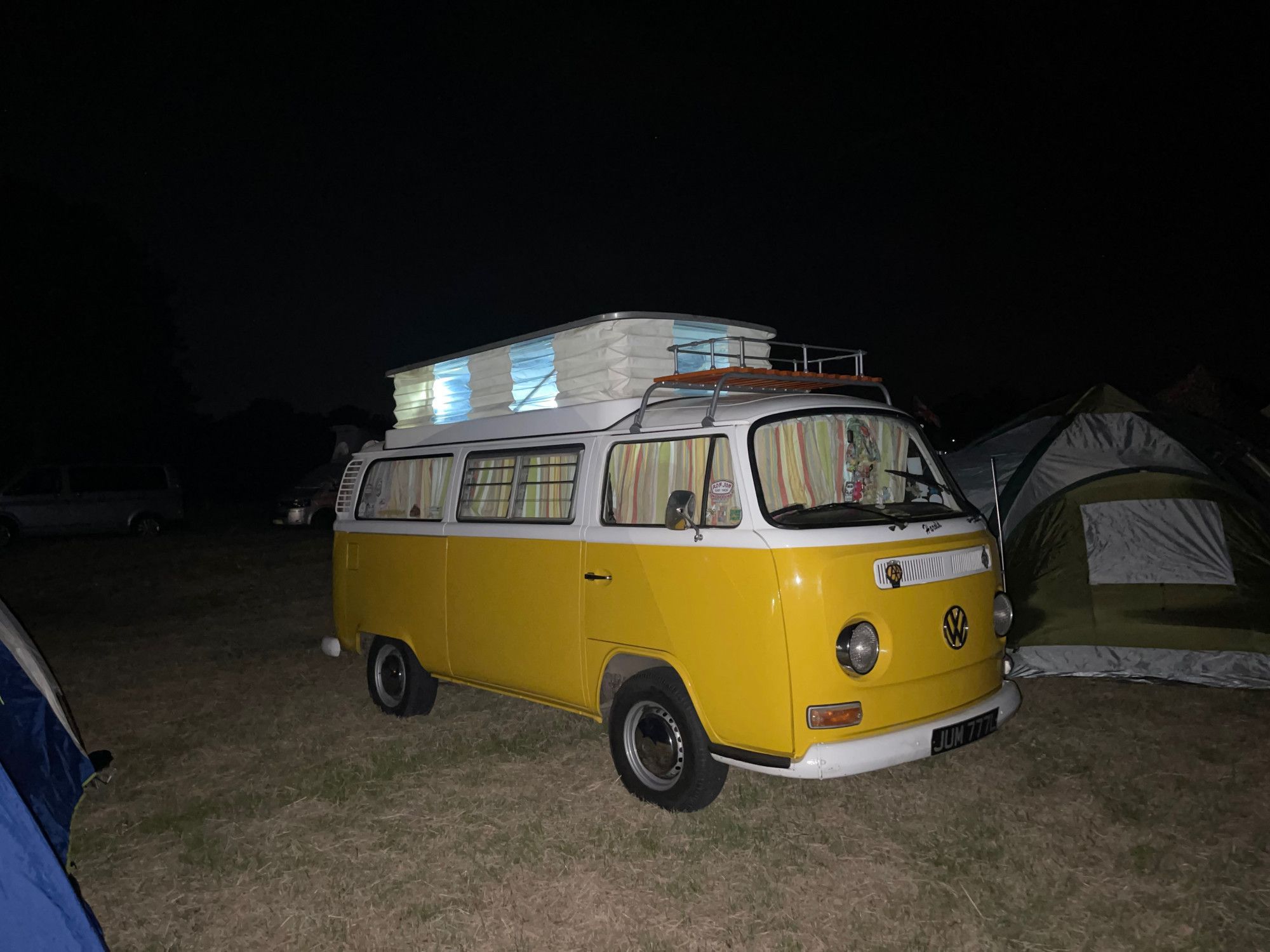 A VW T2 Classic Campervan called Haroldinho-0924 and Bedtime for hire in Canterbury, Kent