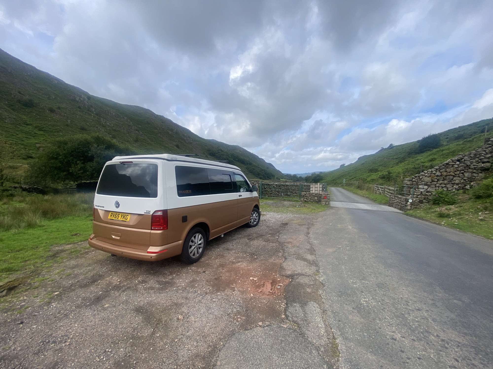 A VW T6 campervan called T6-4Motion and for hire