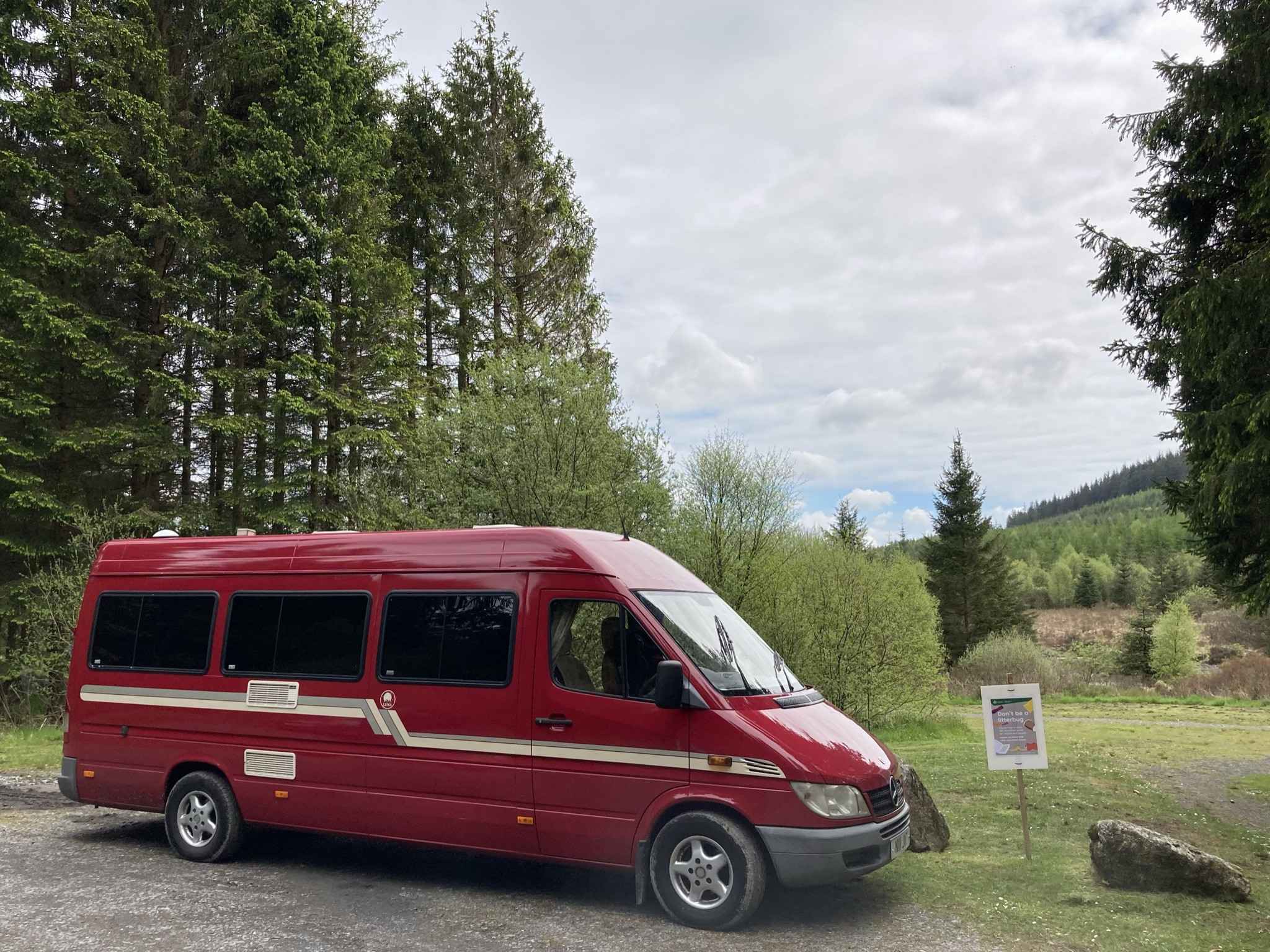 A Mercedes Sprinter Campervan called Luna-0123 and for hire in Stockport, Greater Manchester