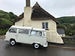 A VW T2 Classic Campervan called Hendrix-0623 and for hire in Sherborne, Dorset