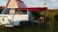 A Other Campervan called Blue Belle-1219 and Set up camp, dinner bought, cooked and served in the van! for hire in Cambridge, Cambridgeshire