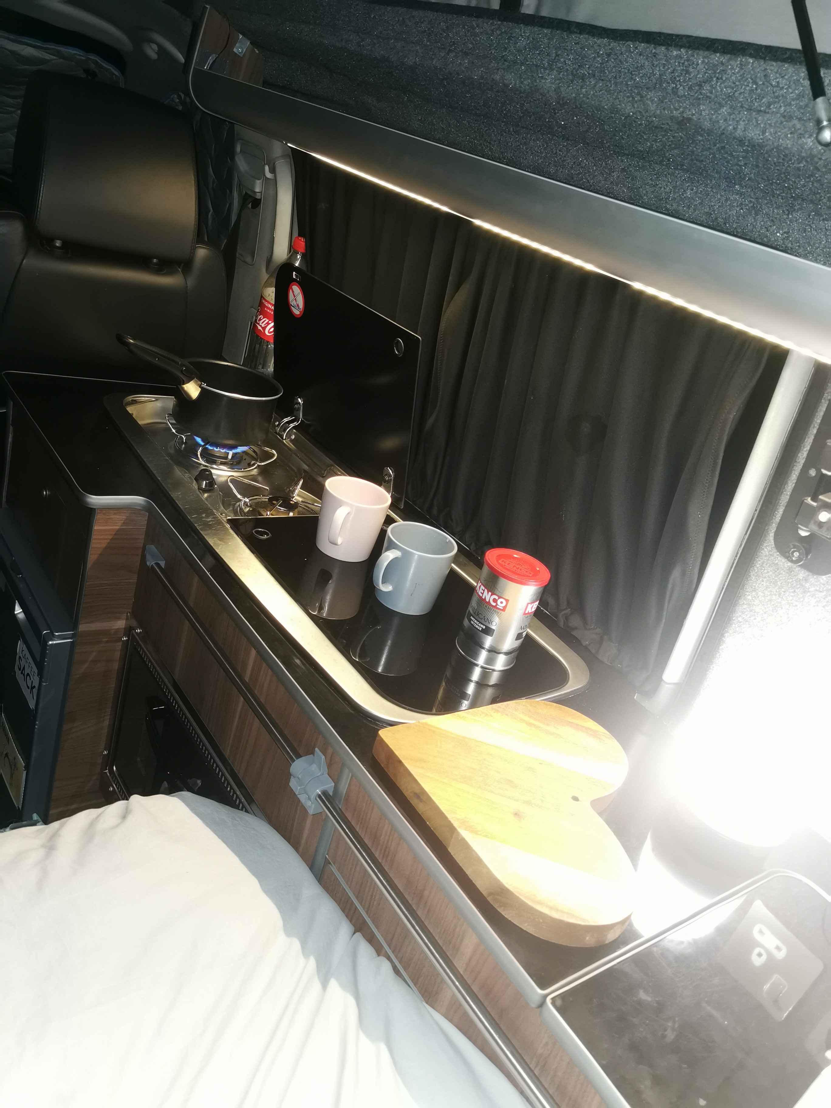 A VW T5 Campervan called Herve-0122 and for hire in Gifford, East Lothian