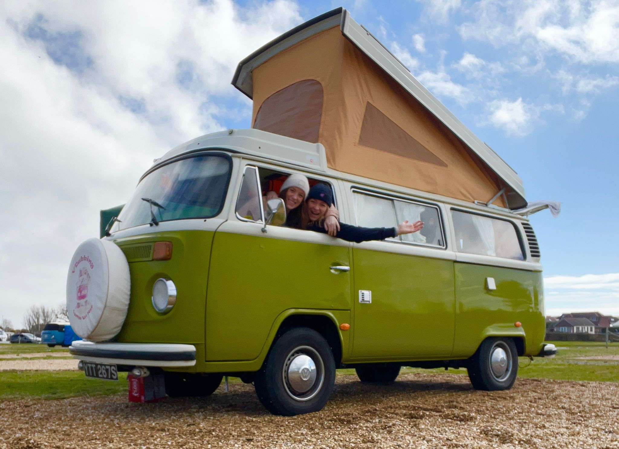 A VW T2 Classic Campervan called Dorothy and for hire in Brockham, Surrey