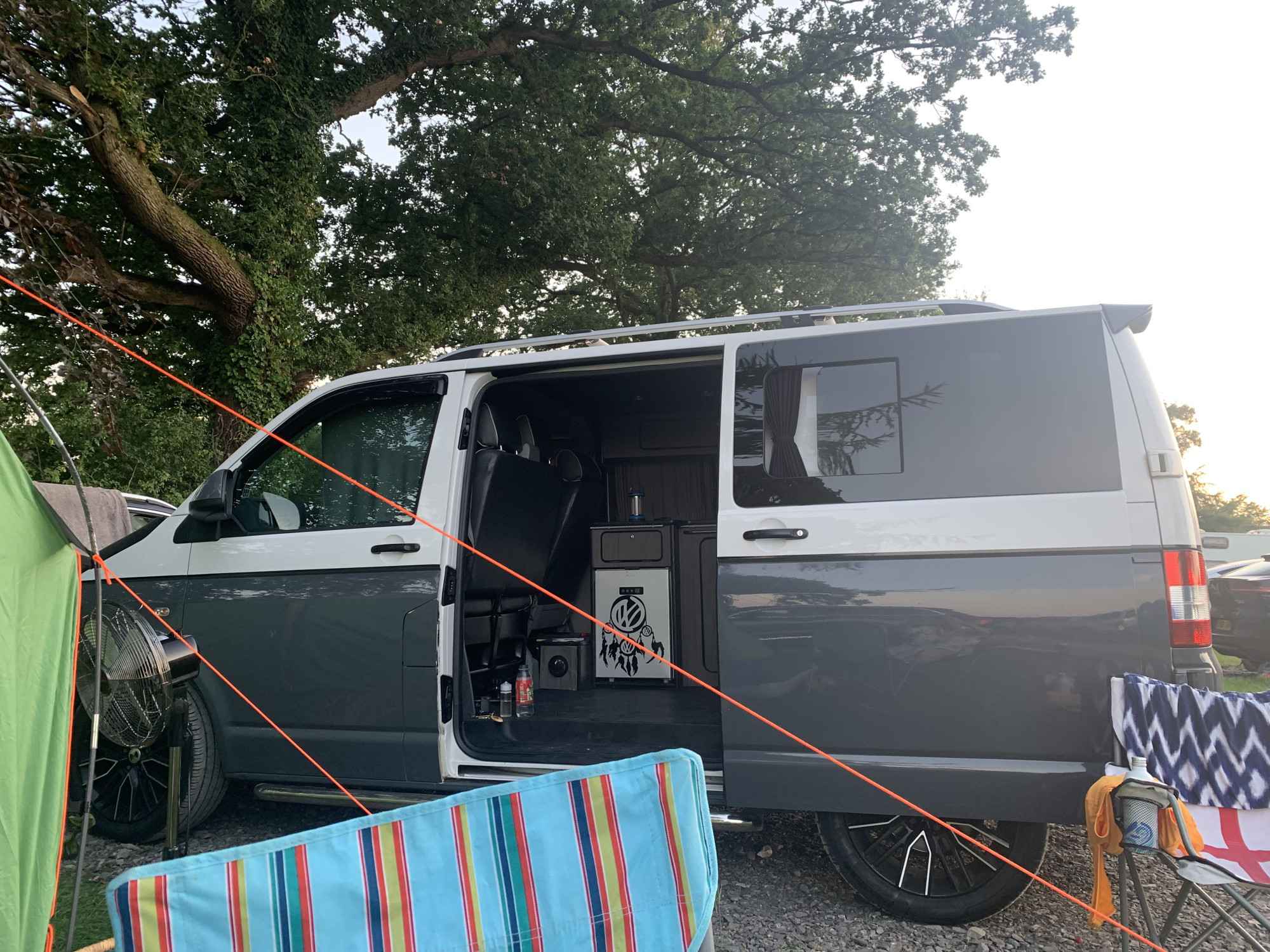 A VW T5 campervan called Vinny and for hire in Lancashire, Greater Manchester