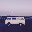 A VW T2 Classic Campervan called Hendrix-0623 and Hendrix at Arne for hire in Sherborne, Dorset