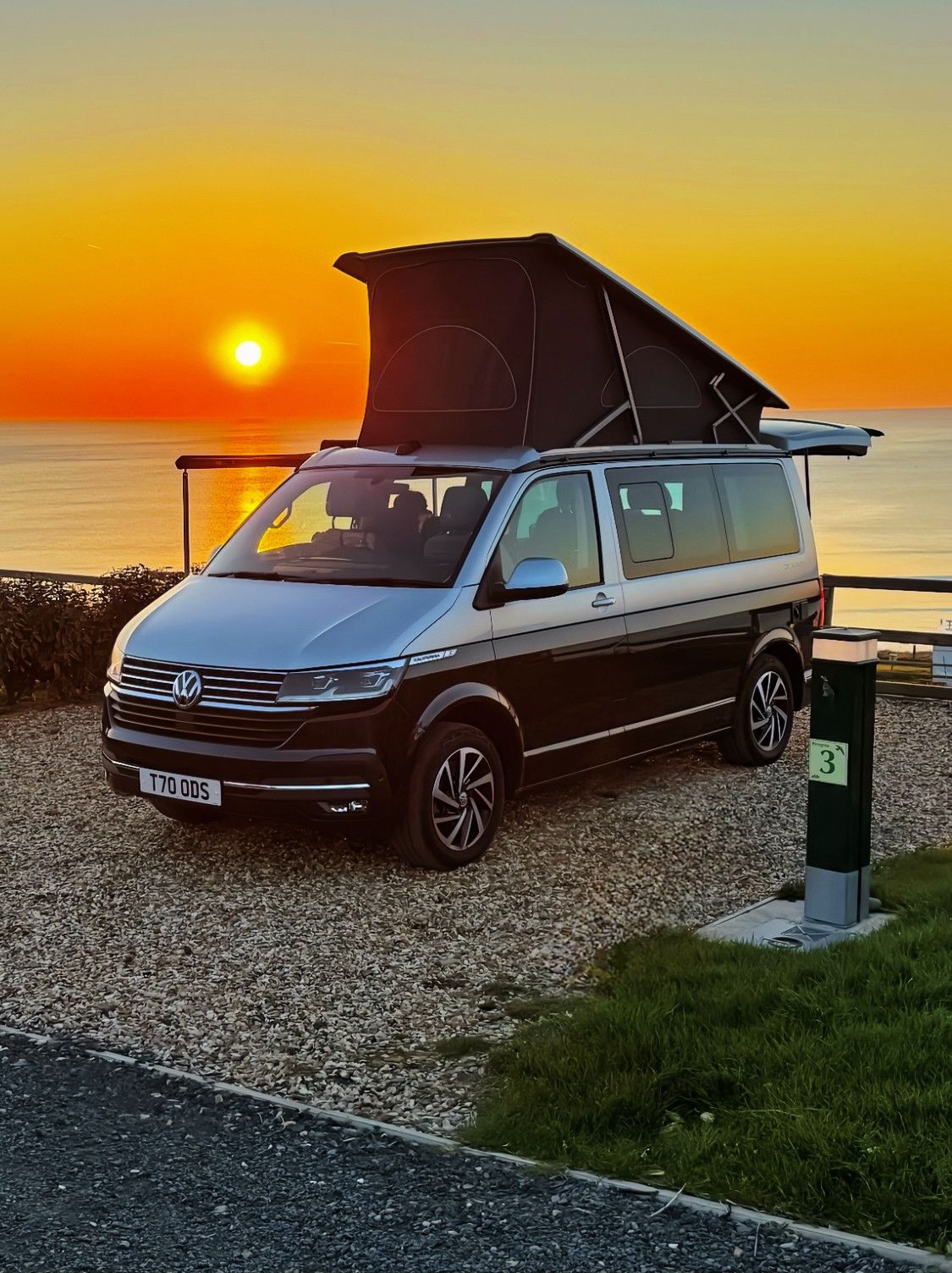 A VW T6 California Campervan called Gertie and for hire in Swindon , Wiltshire