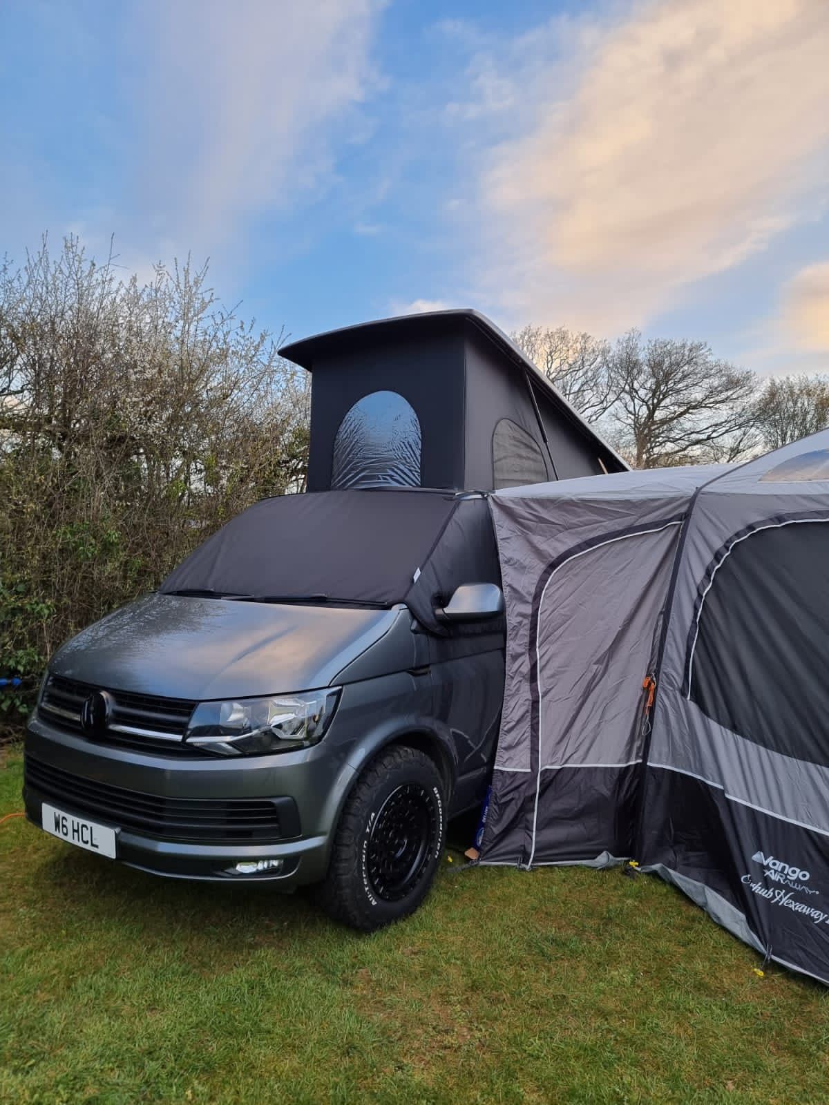 A VW T6 Campervan called PYRA and for hire 