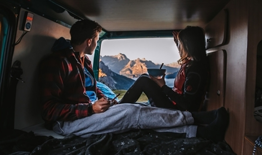 A VW T4 Campervan called Triglav and for hire in Ljubljana, Slovenia