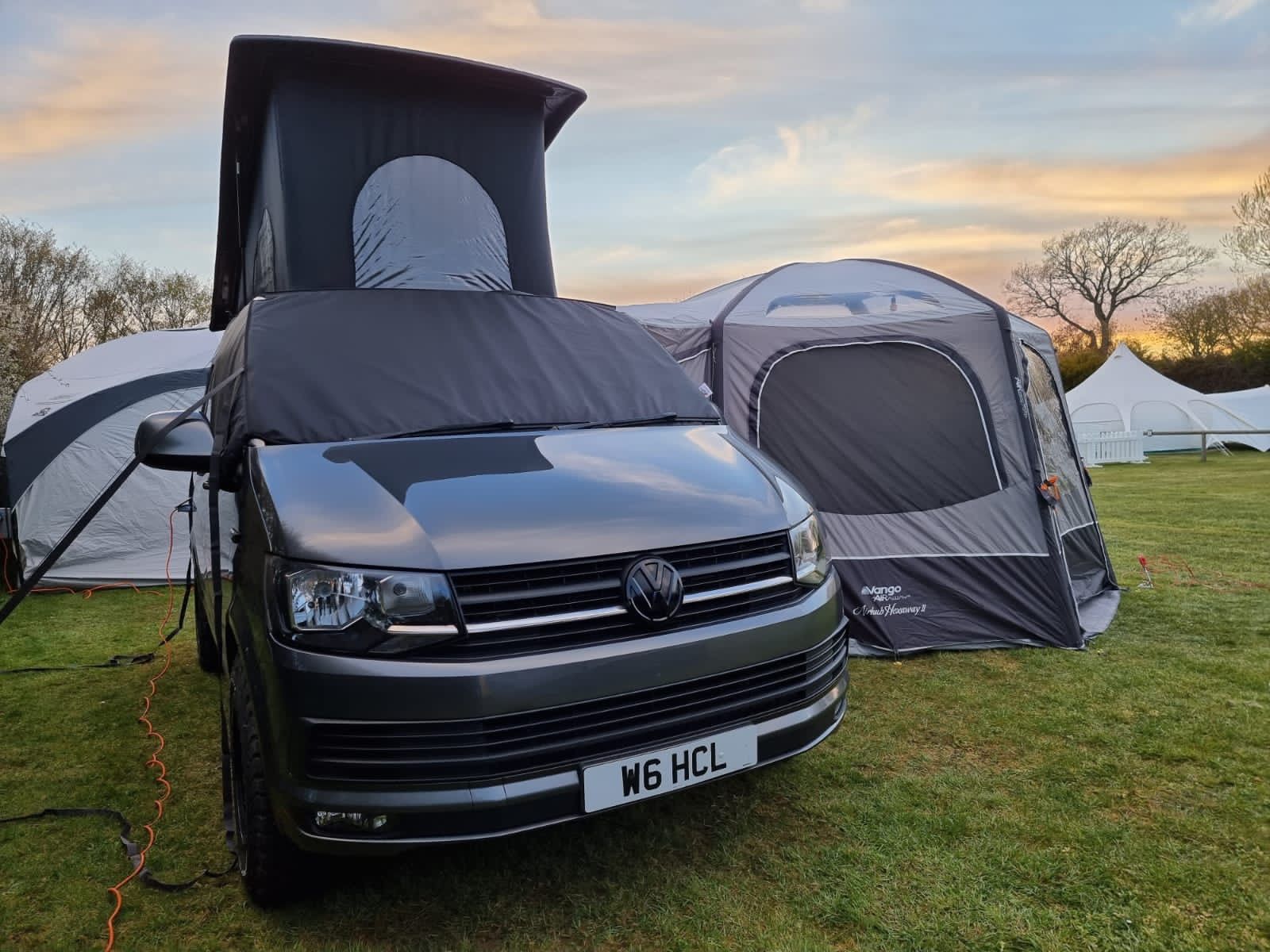 A VW T6 Campervan called PYRA and for hire 