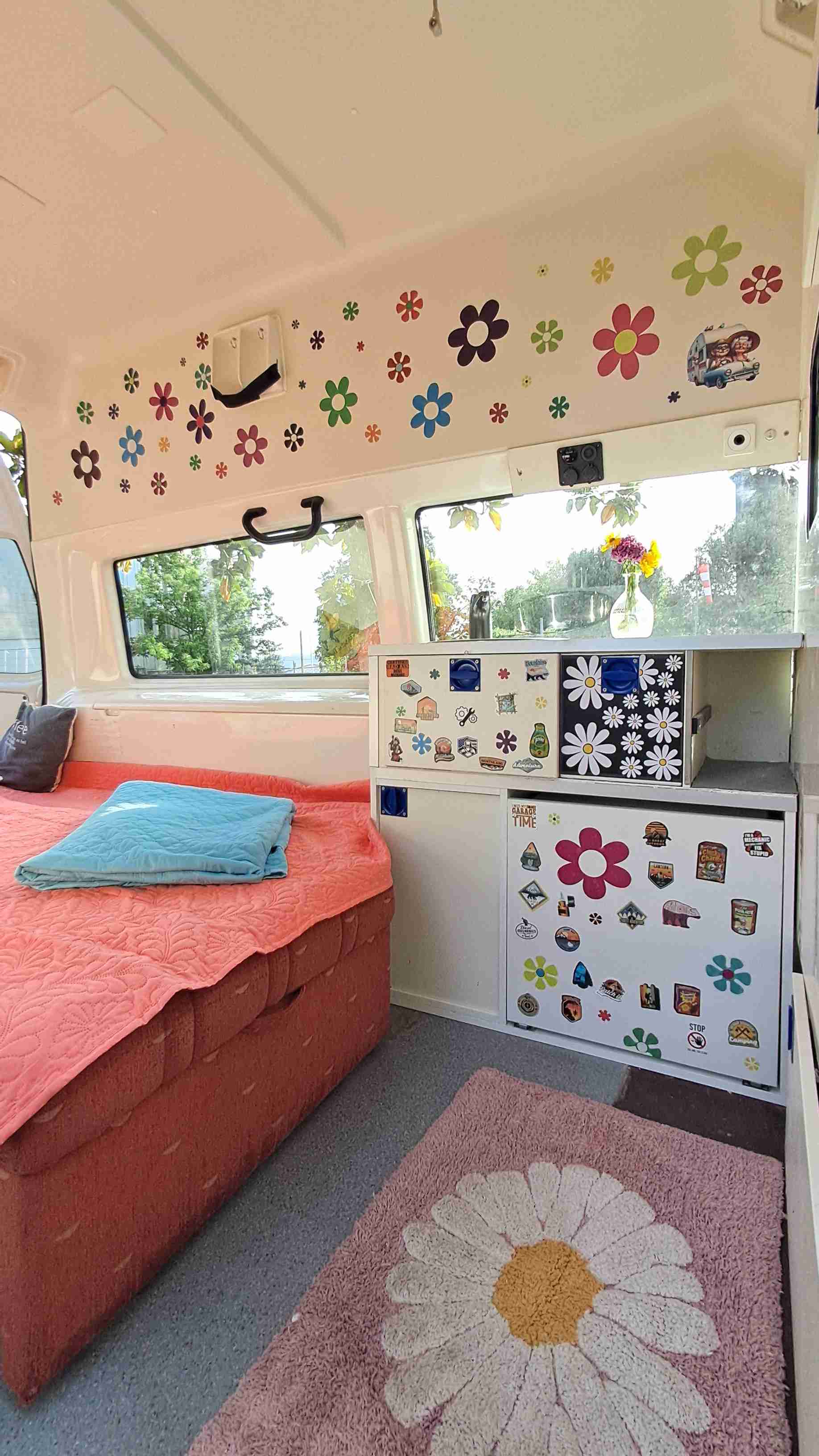 A VW T5 Campervan called Pink-Panter and for hire in Podgorica, Montenegro