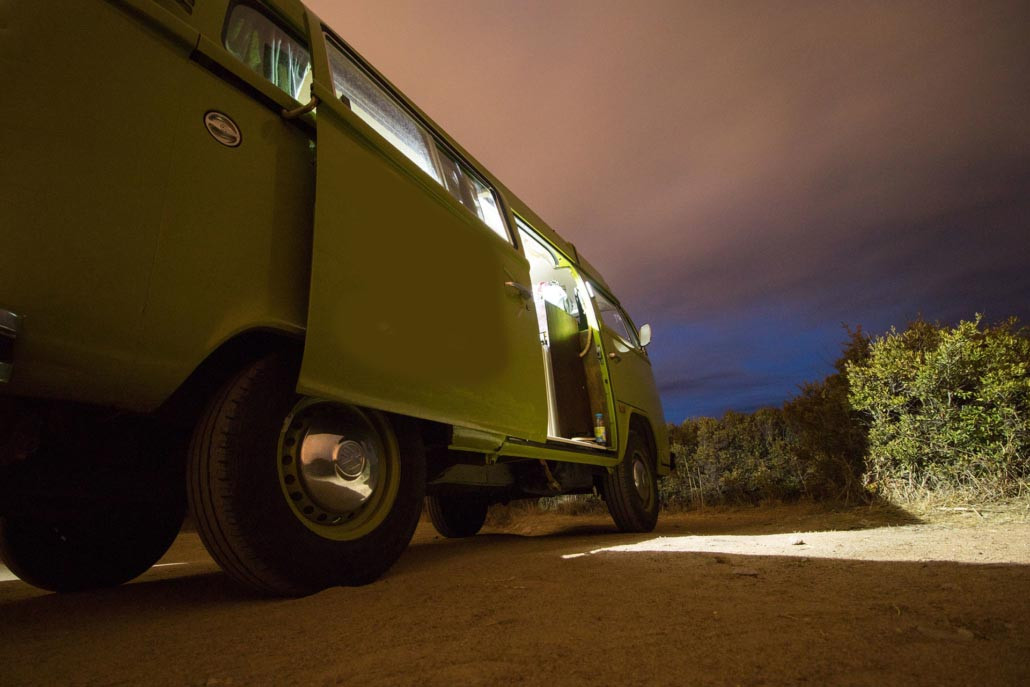 A VW T2 Classic Campervan called Anna and for hire in Sassari, Italy