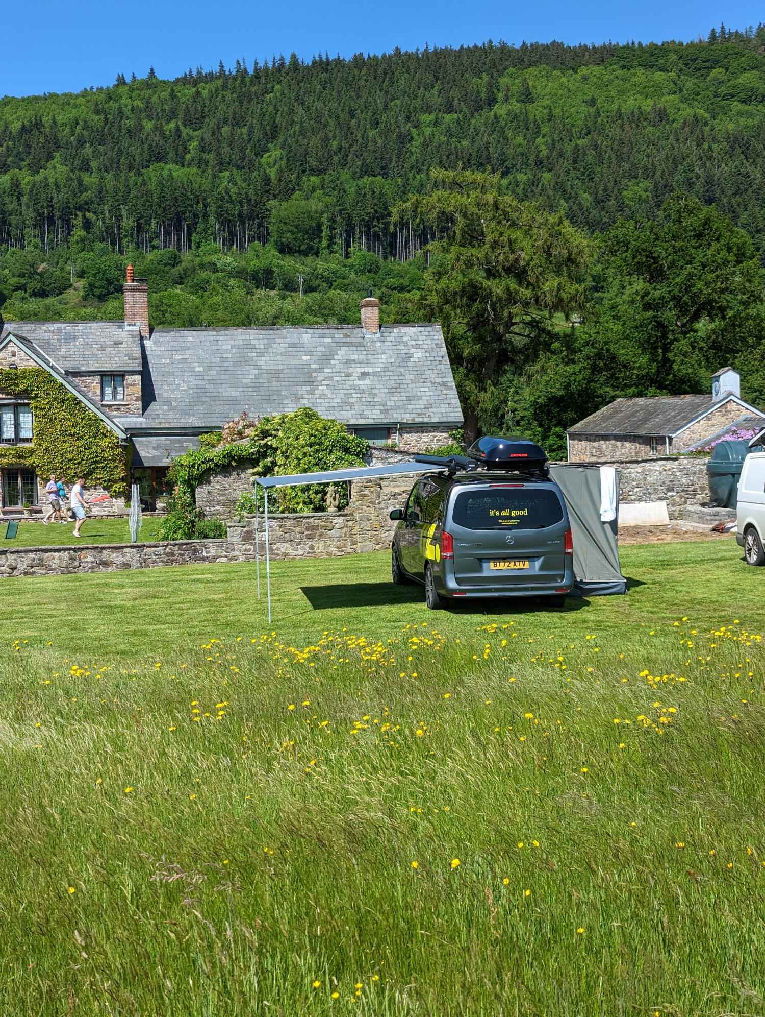 A Mercedes Campervan called Festivan and for hire in Huntingdon, Cambridgeshire