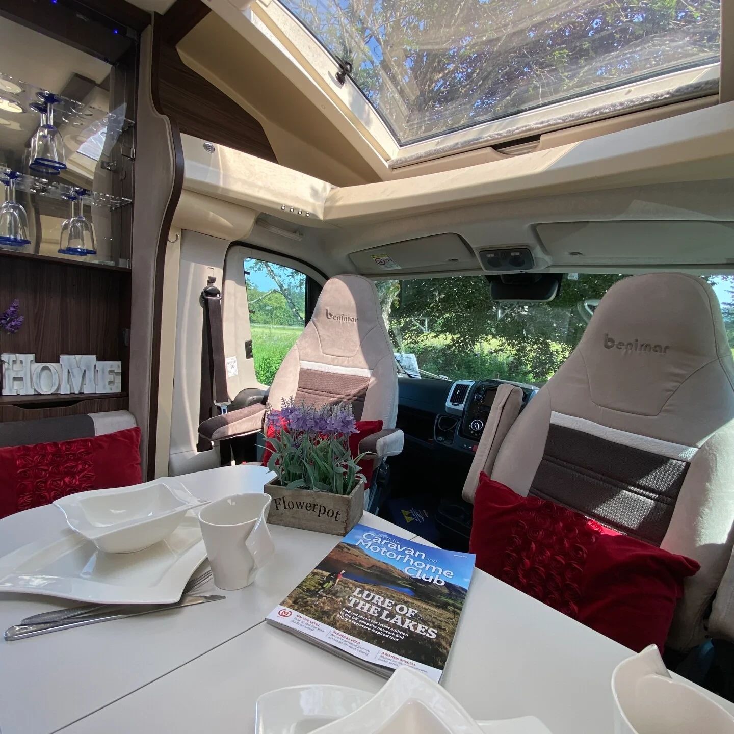 A Benimar Motorhome called Beni and Plenty of light for hire in Keith, Moray