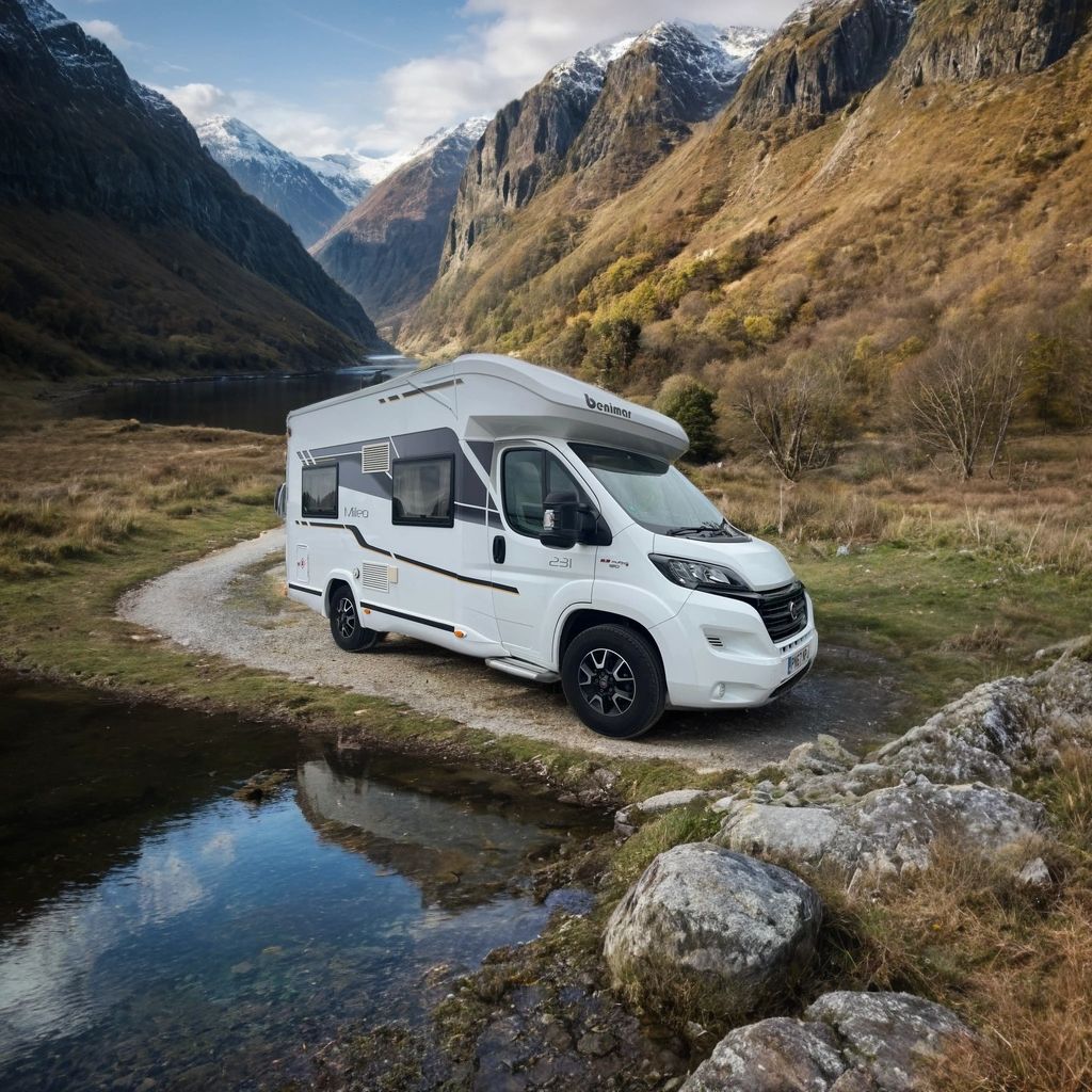 A Benimar Motorhome called Beni and for hire in Keith, Moray