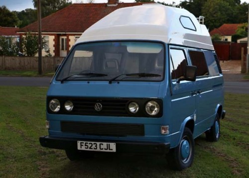 A VW T3 Campervan called Abbie and Abbie for hire in Hingham, Norfolk