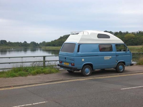 A VW T3 Campervan called Abbie and Let's go for hire in Hingham, Norfolk