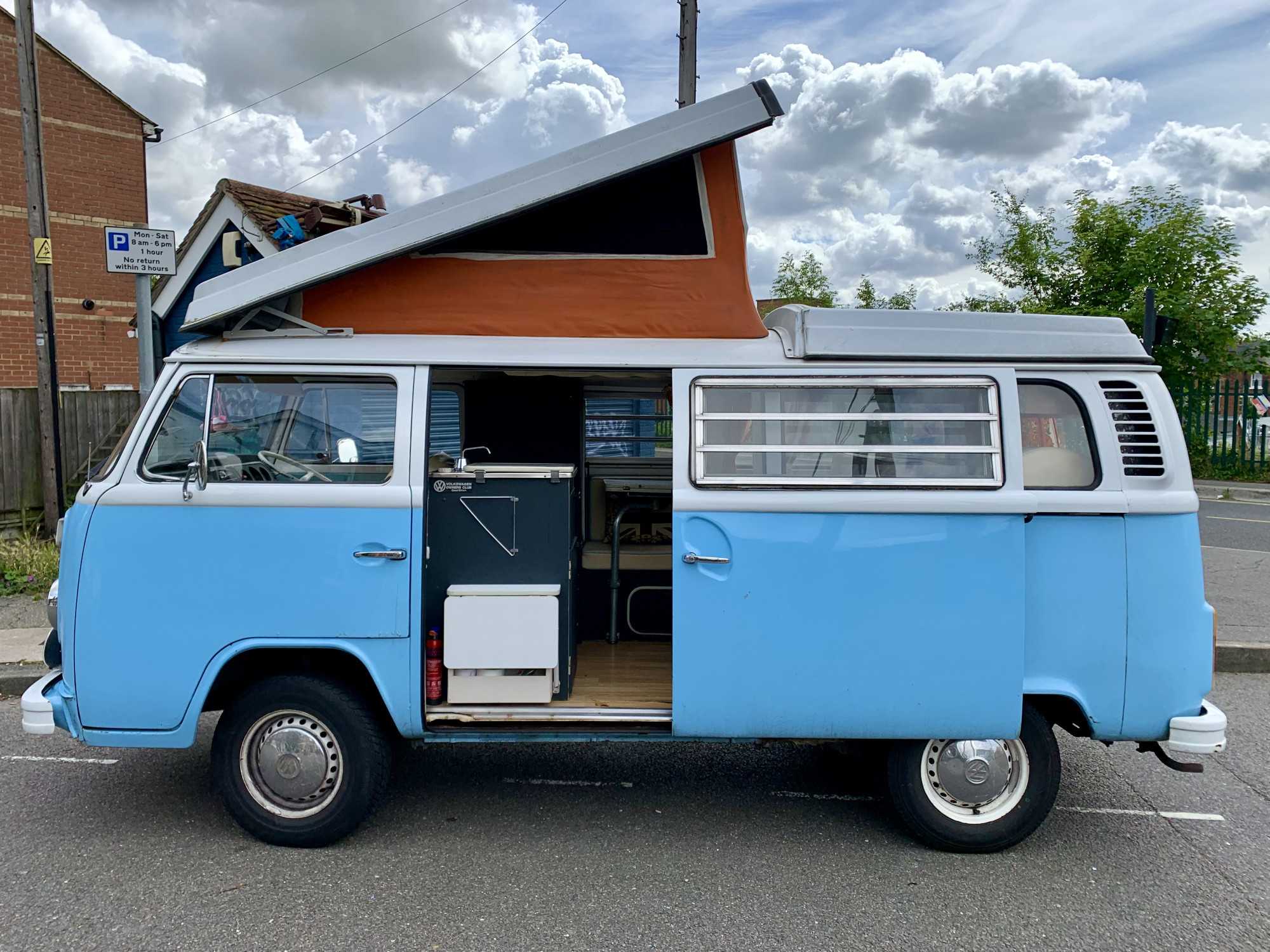 A VW T2 Classic Campervan called Harvey and for hire in Witham, Essex