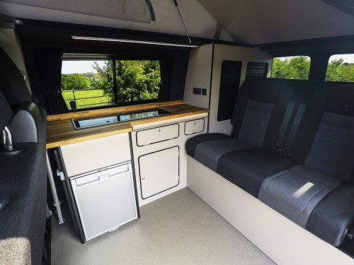 A VW T6 Campervan called Bongo and Interior for hire in Derby, Derbyshire