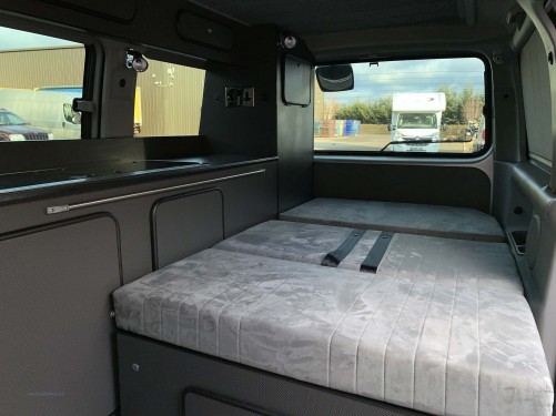 A Bongo Campervan called Silver-Bongo and Rock n Roll Bed for hire in Peterborough, Cambridgeshire