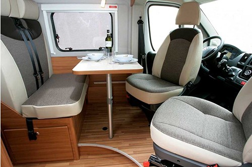 A Low Profile Motorhome called Maxi and Interior for hire in Cadiz, Spain