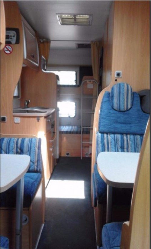 A OverCab Motorhome called Chausson09 and Interior for hire in Woodbridge, Suffolk