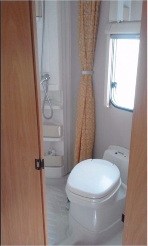 A OverCab Motorhome called Chausson09 and Wash and Toilet for hire in Woodbridge, Suffolk