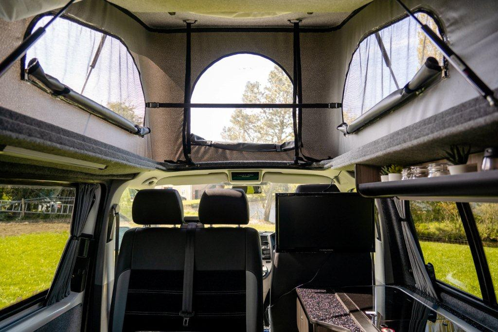 A VW T5 Campervan called WilmaT5 and for hire in Middlewich, Cheshire