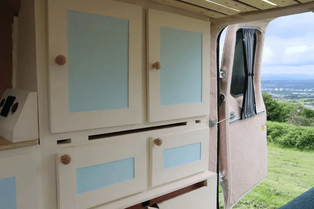 A Ford Campervan called Freddie and for hire in Renfrew, Renfrewshire