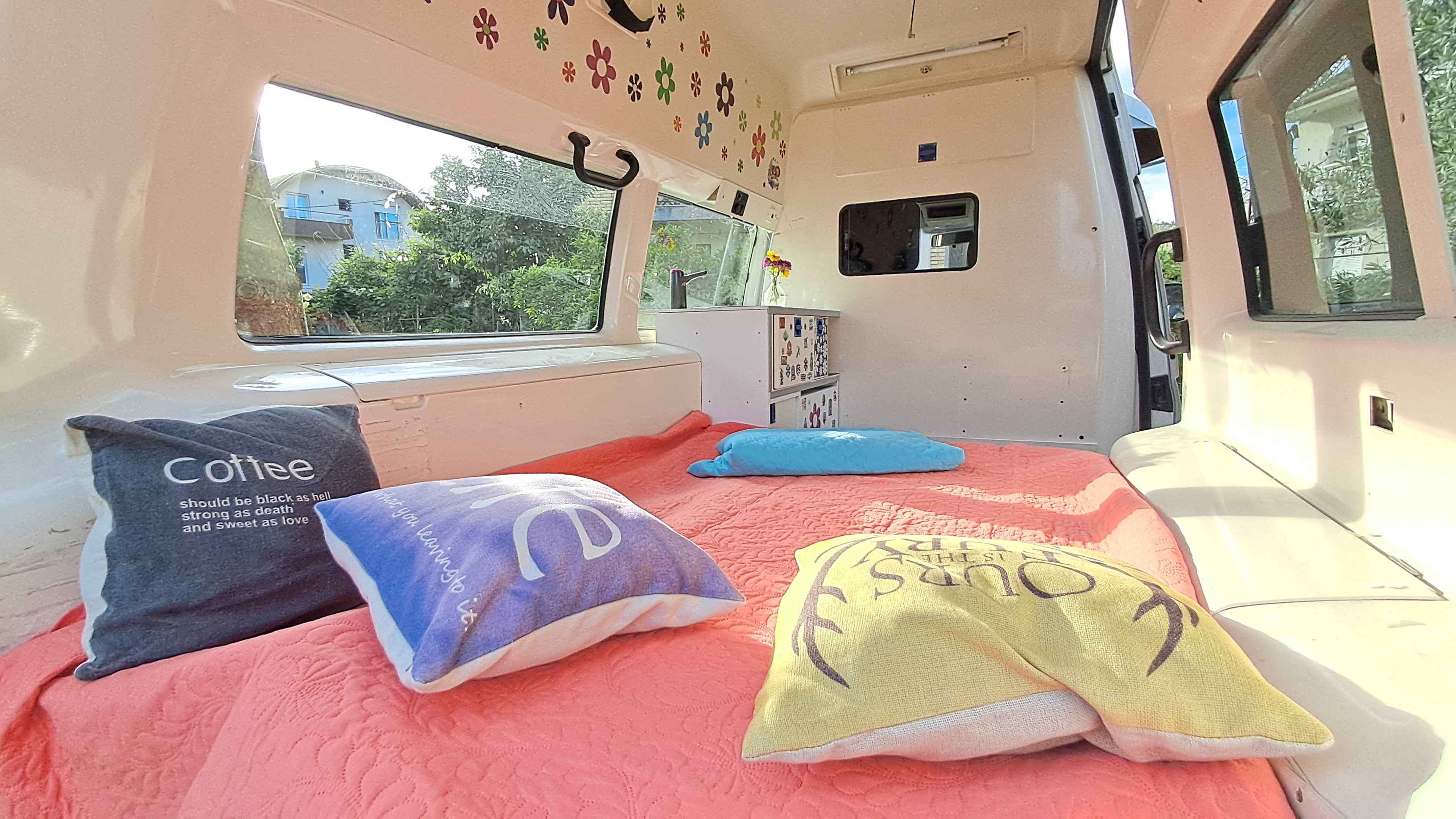 A VW T5 Campervan called Pink-Panter and for hire in Podgorica, Montenegro
