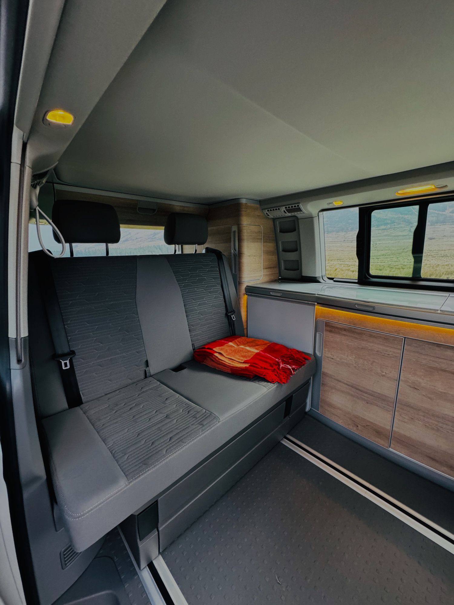 A VW T6 California Campervan called Maggie and for hire in Glasgow, Glasgow