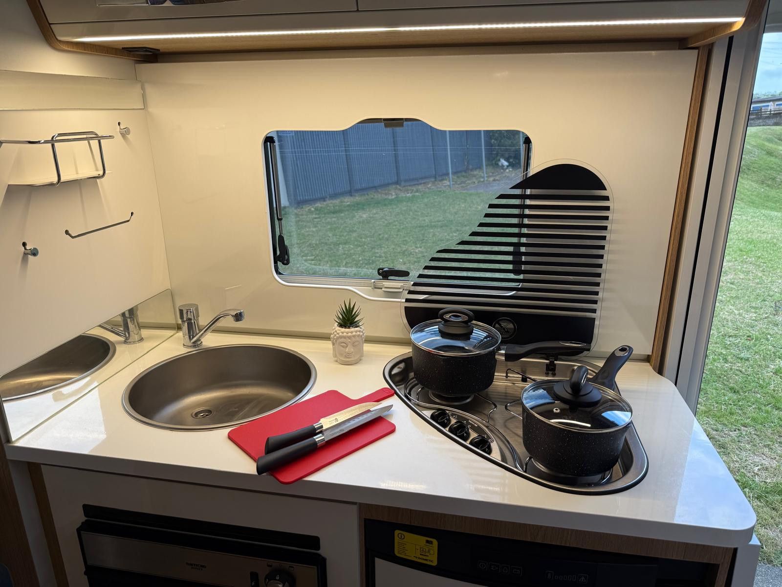 A OverCab Motorhome called Davina and for hire 
