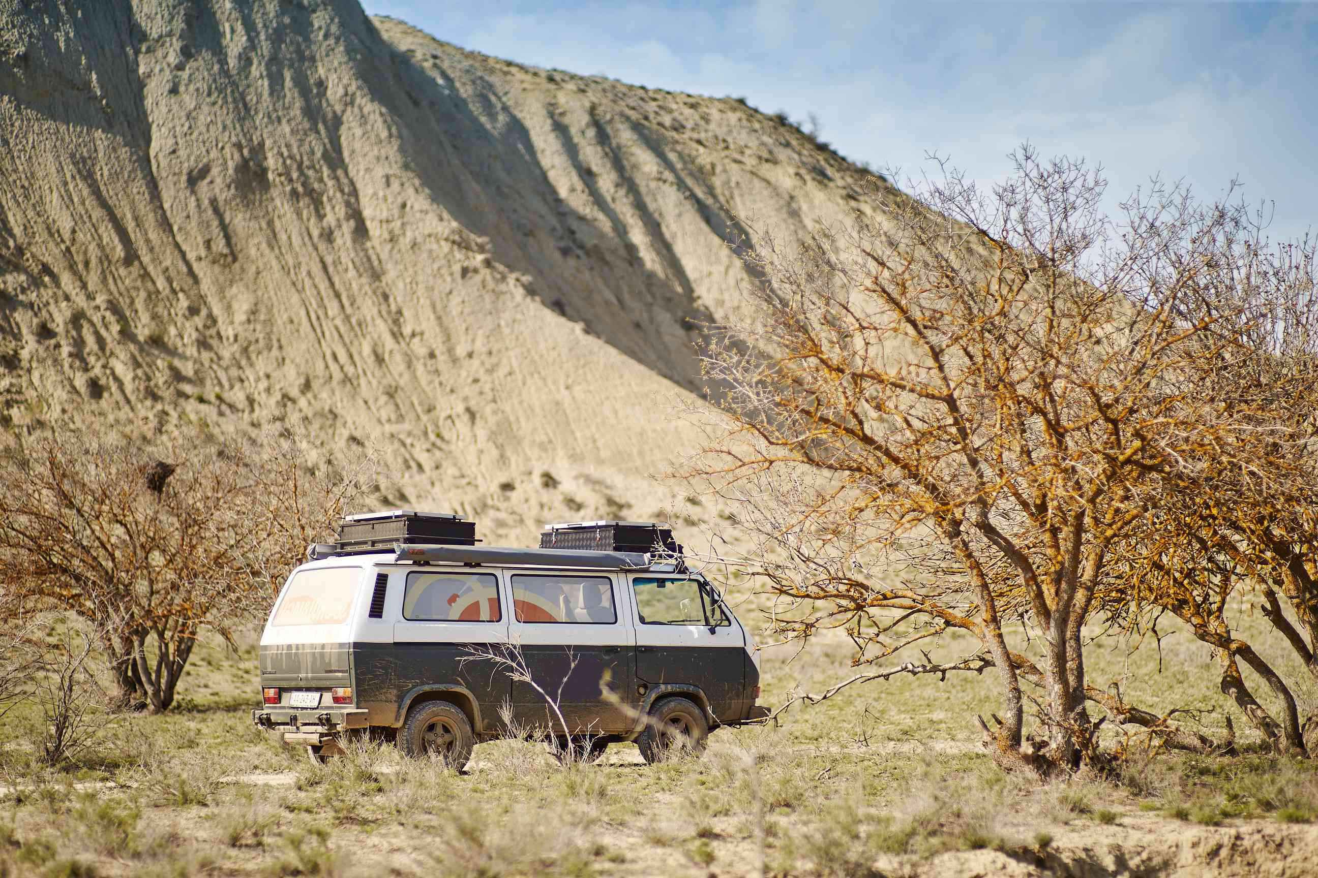 A VW T3 Campervan called Mcwane and for hire in Tbilisi, Georgia
