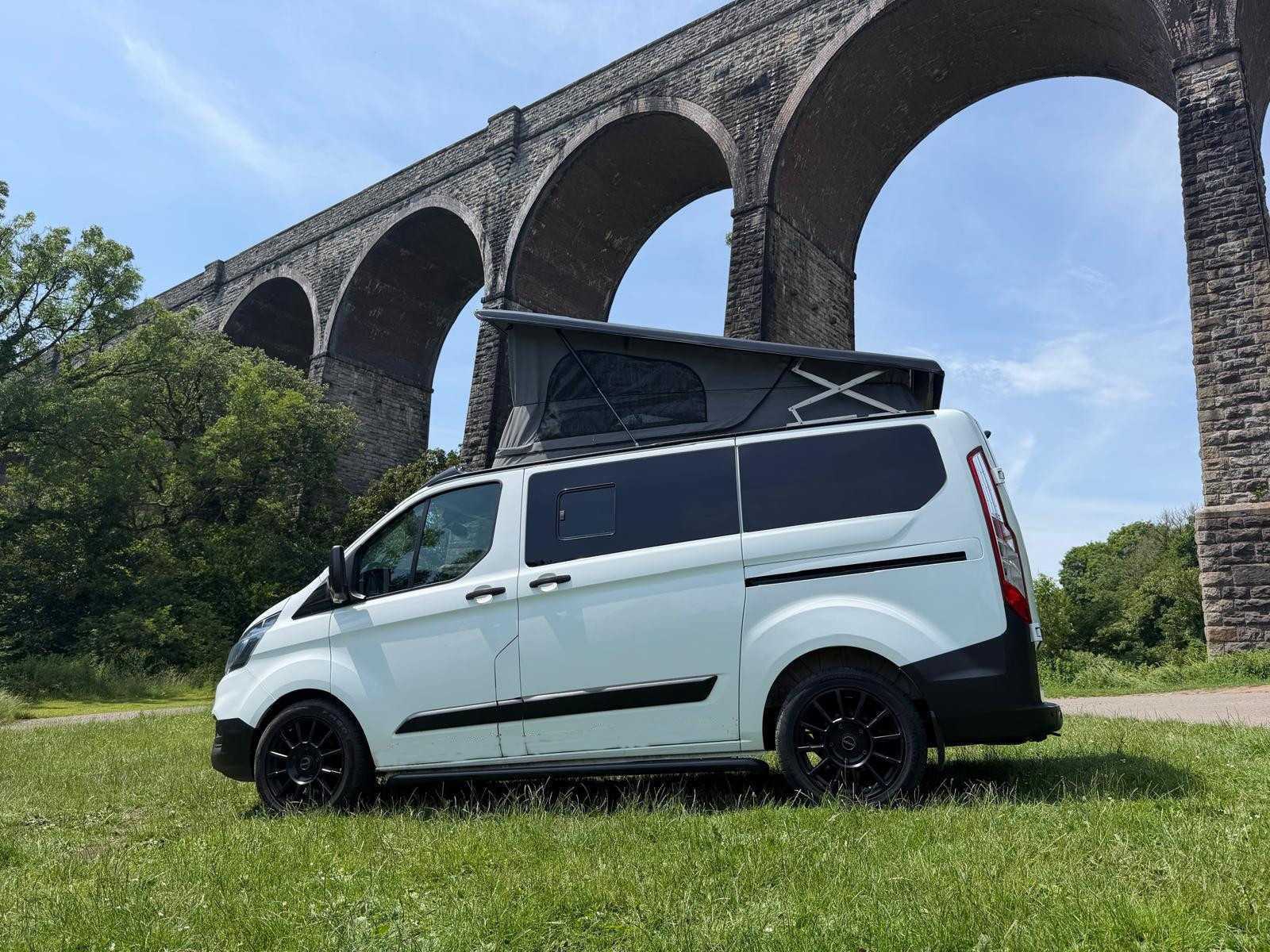 A Ford Campervan called Cwtch and for hire 