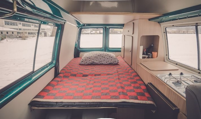 A VW T4 Campervan called Triglav and for hire in Ljubljana, Slovenia