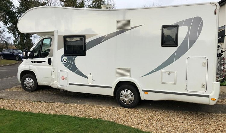 A OverCab Motorhome called Bertha and for hire