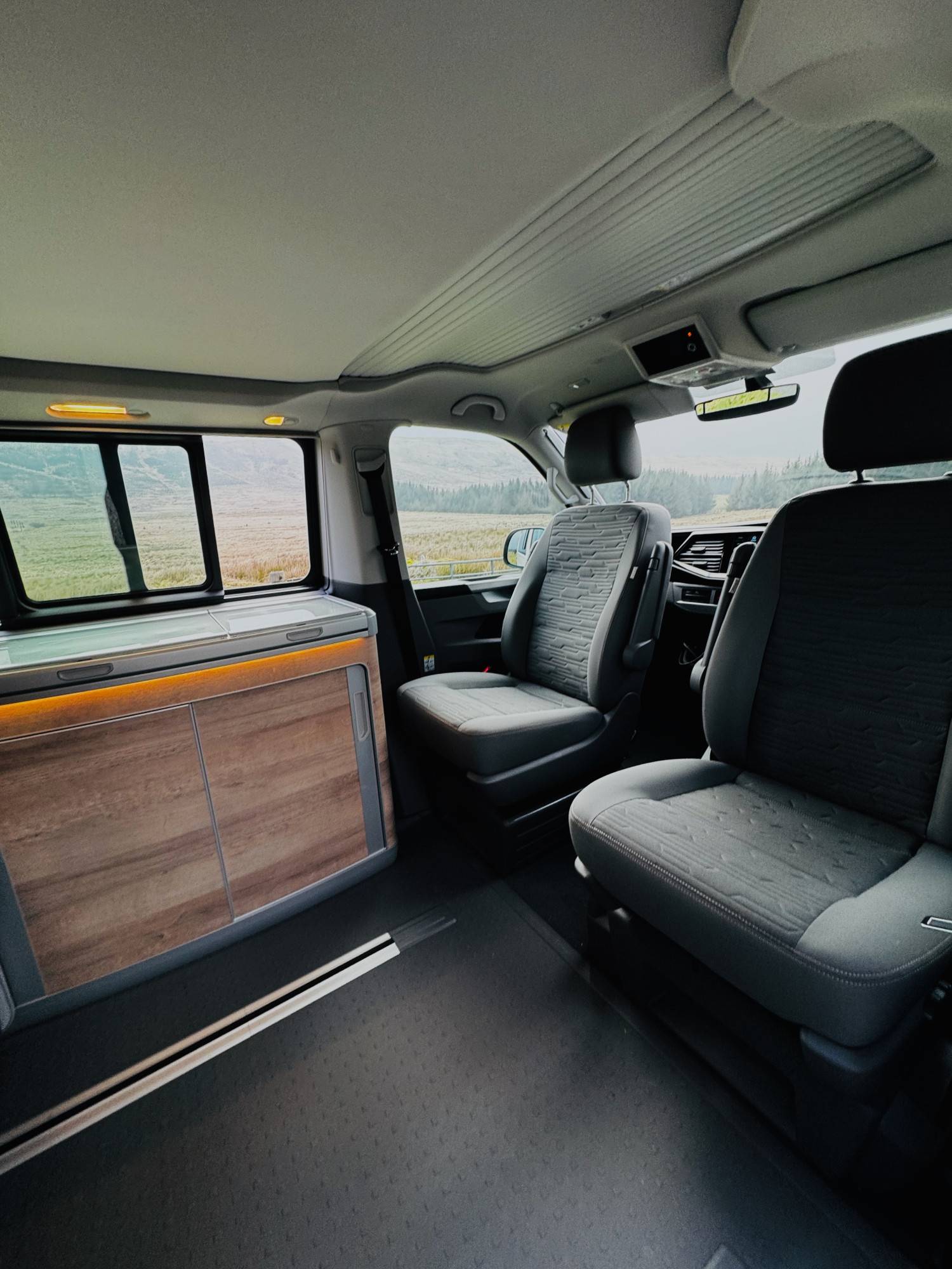 A VW T6 California Campervan called Maggie and for hire in Glasgow, Glasgow