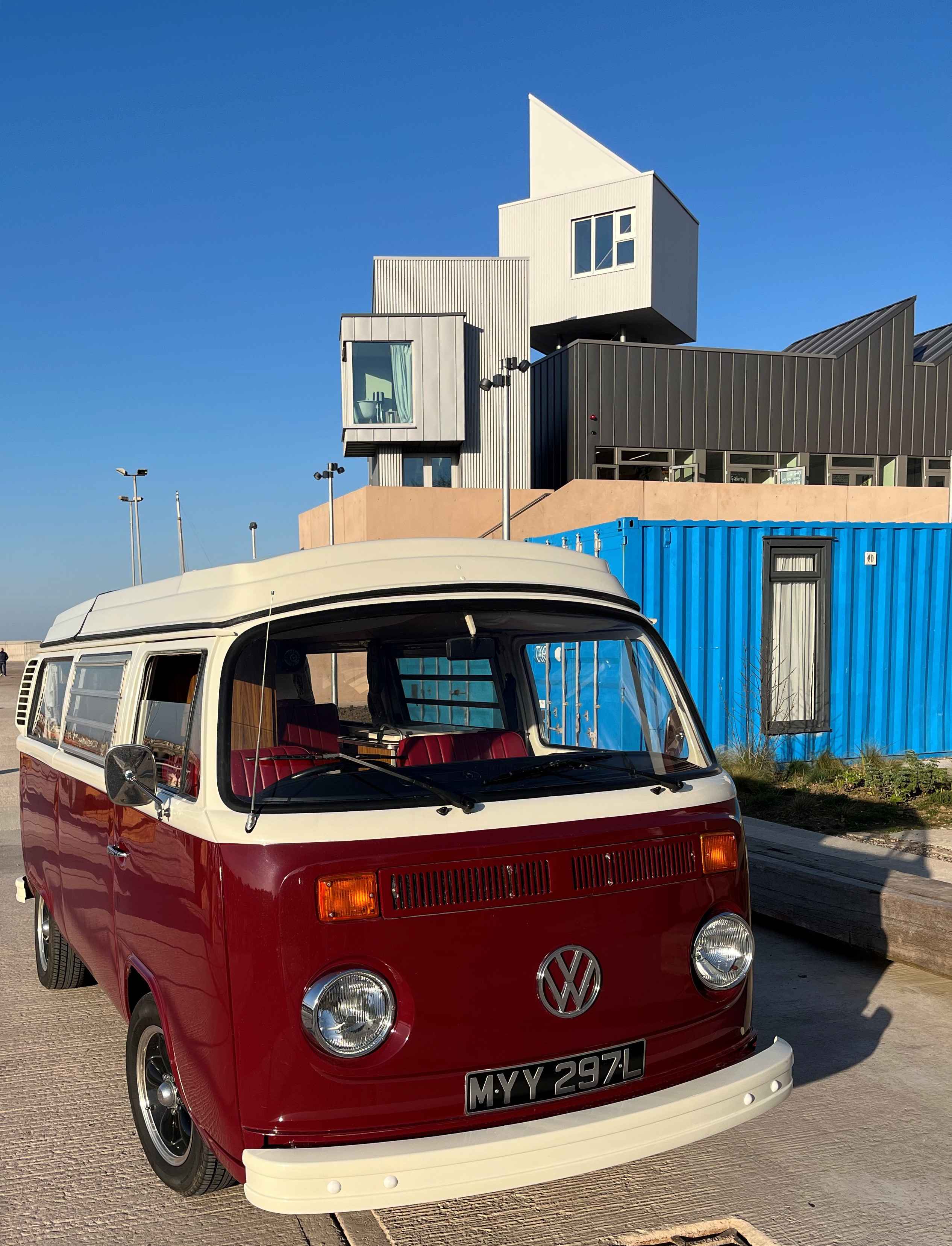 A VW T2 Classic Campervan called Alfred and for hire in Taunton, Somerset