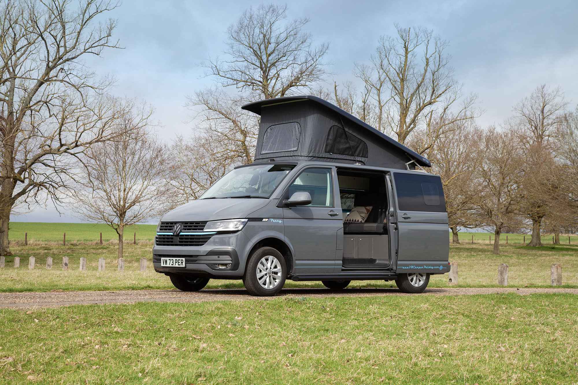 A VW T6 Campervan called Perry and for hire in Northampton, Northamptonshire