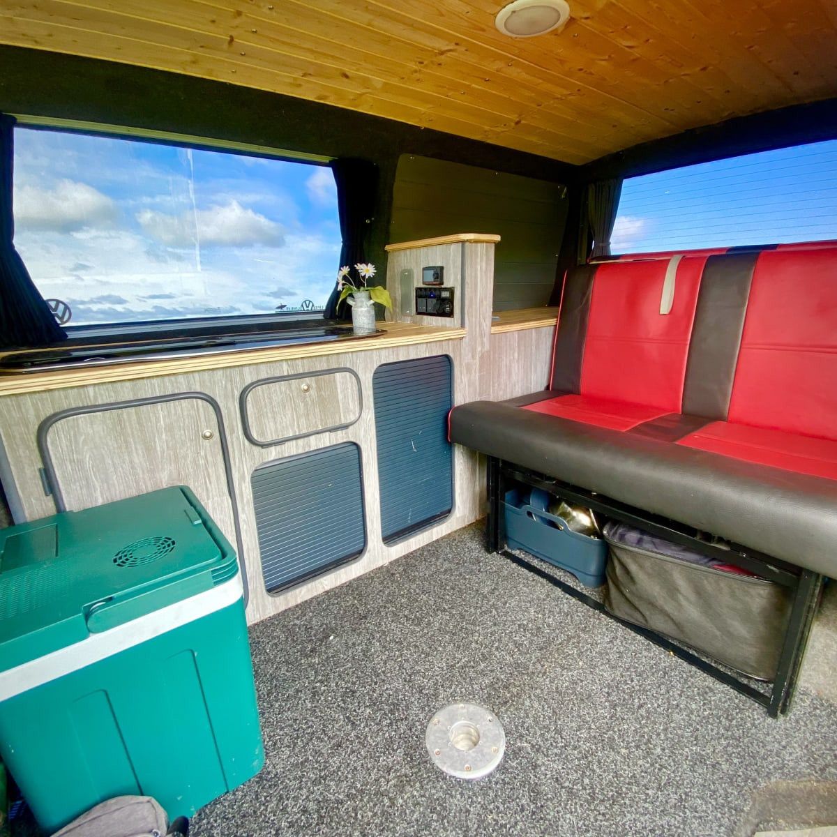 A VW T4 Campervan called Kaspar and for hire in Washington, Tyne and Wear