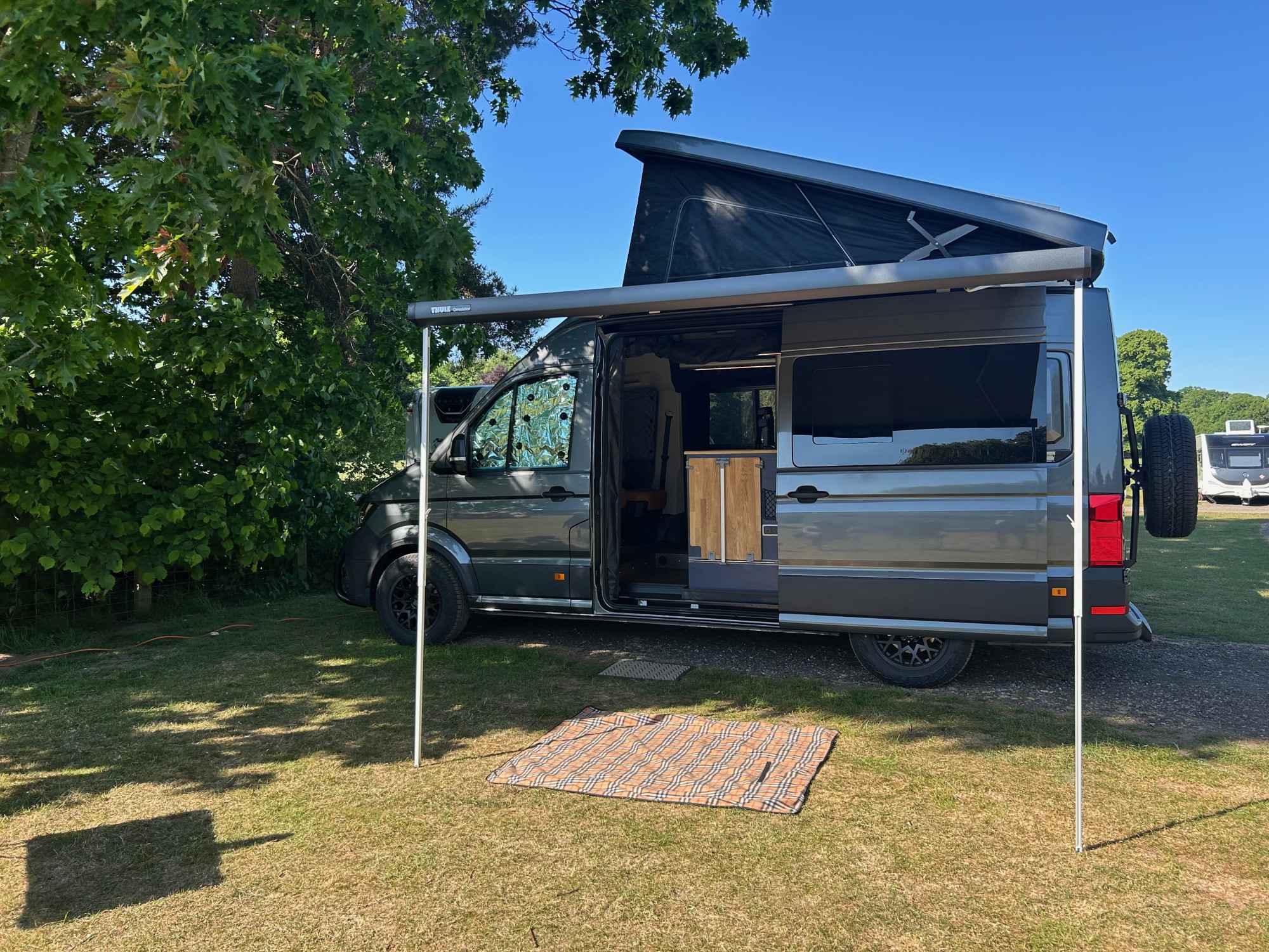A VW Crafter Campervan called VW-Crafter-Campervan and for hire in knutsford, Cheshire
