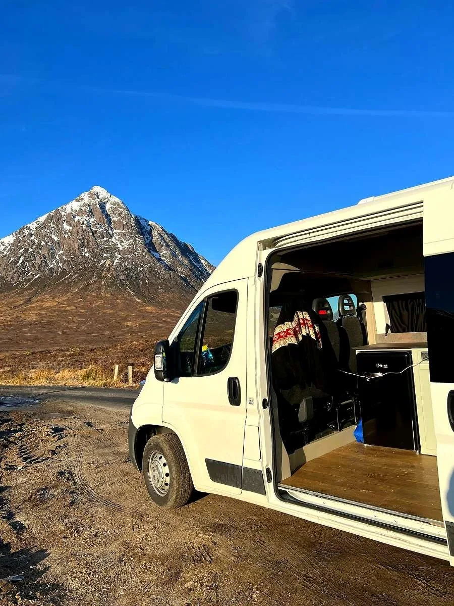 A Citroen Campervan called GLEN and for hire 