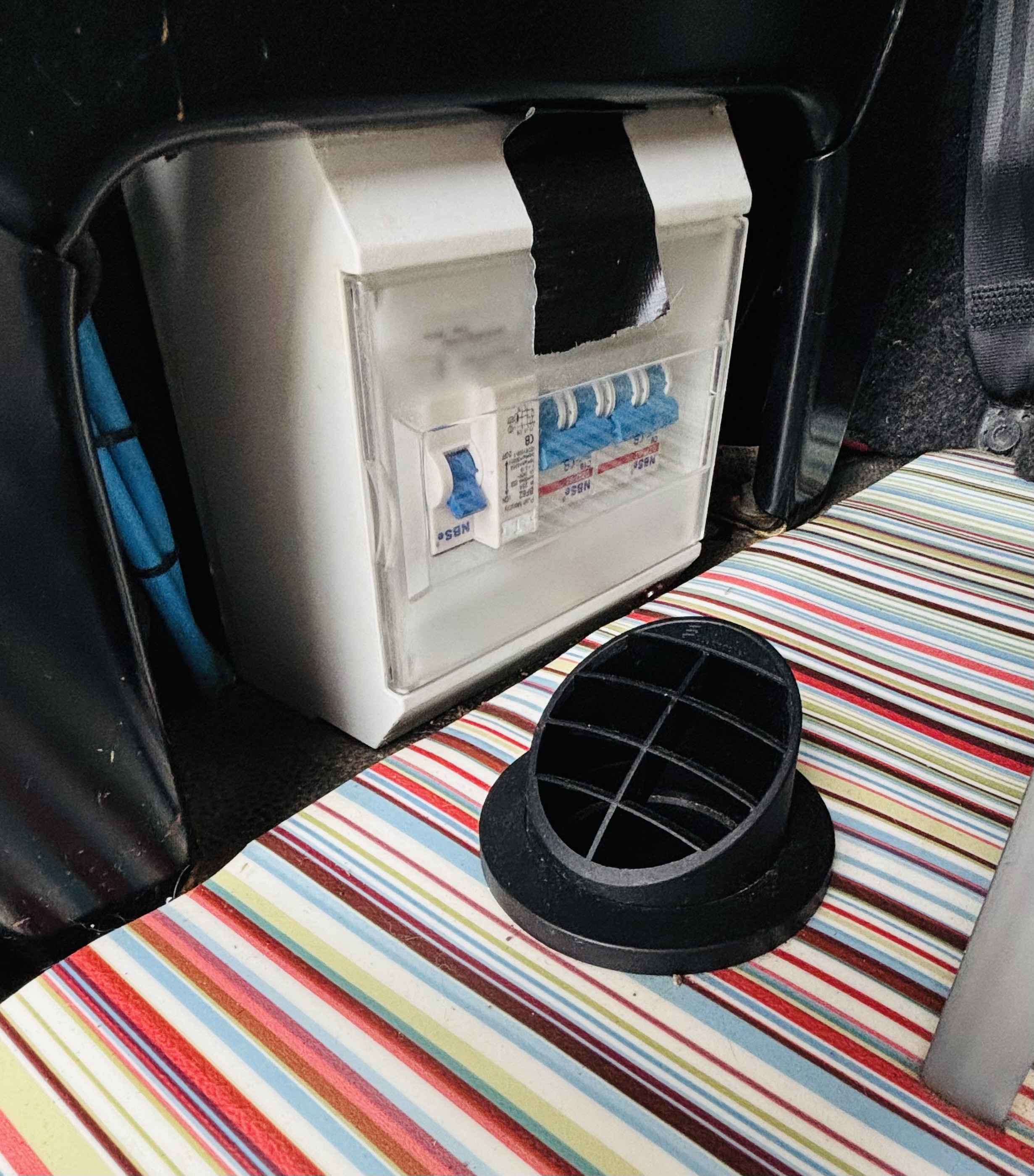 A VW T5 Campervan called JAXX and for hire in Frodsham , Cheshire