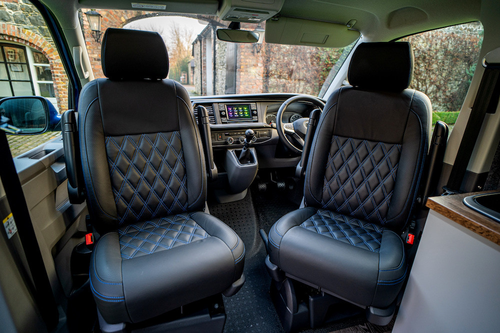 A VW T6 Campervan called Blue-T6 and for hire in Magheralin, Down
