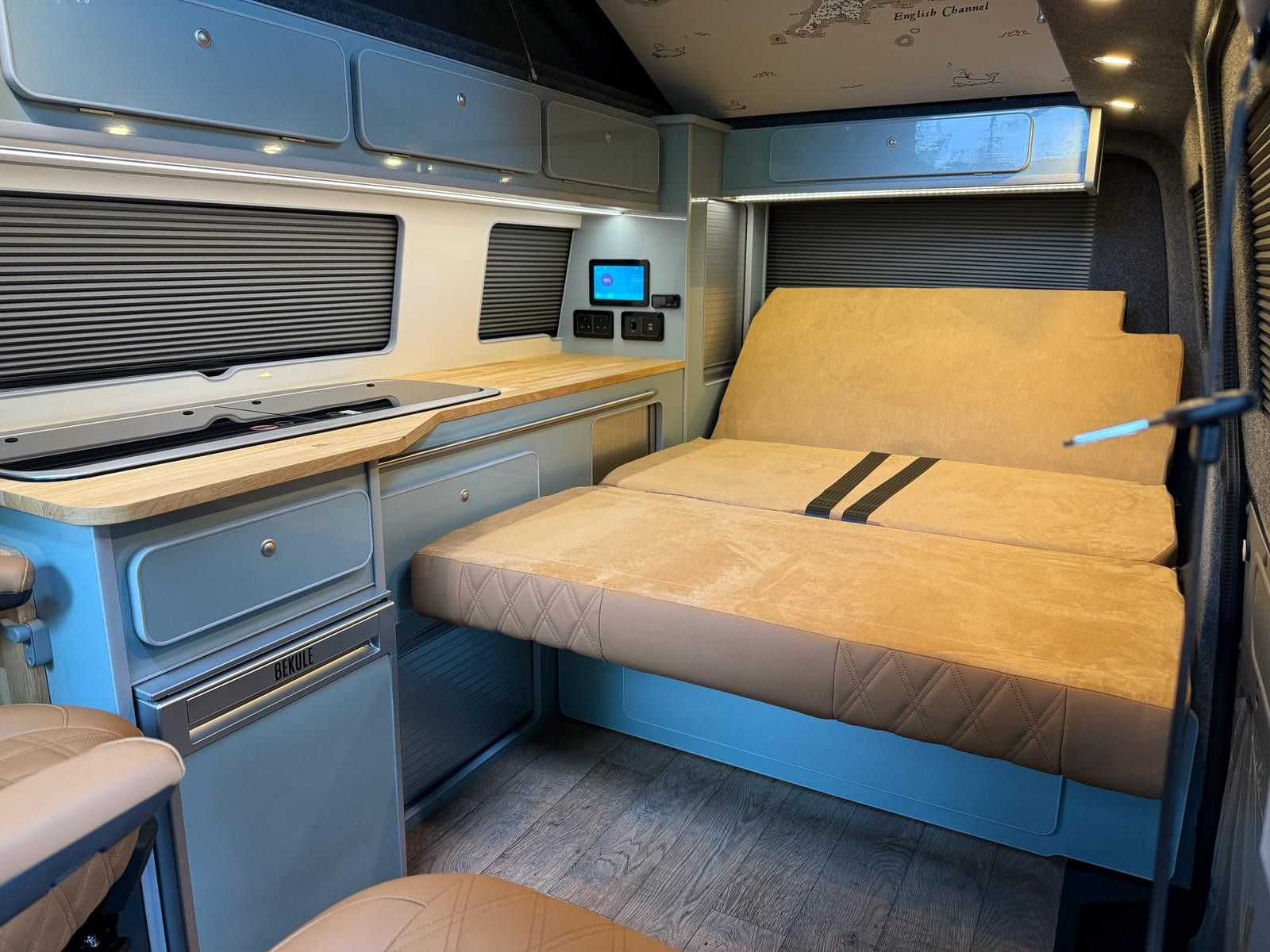 A VW T6 Campervan called Woody and for hire in Cockermouth, Cumbria