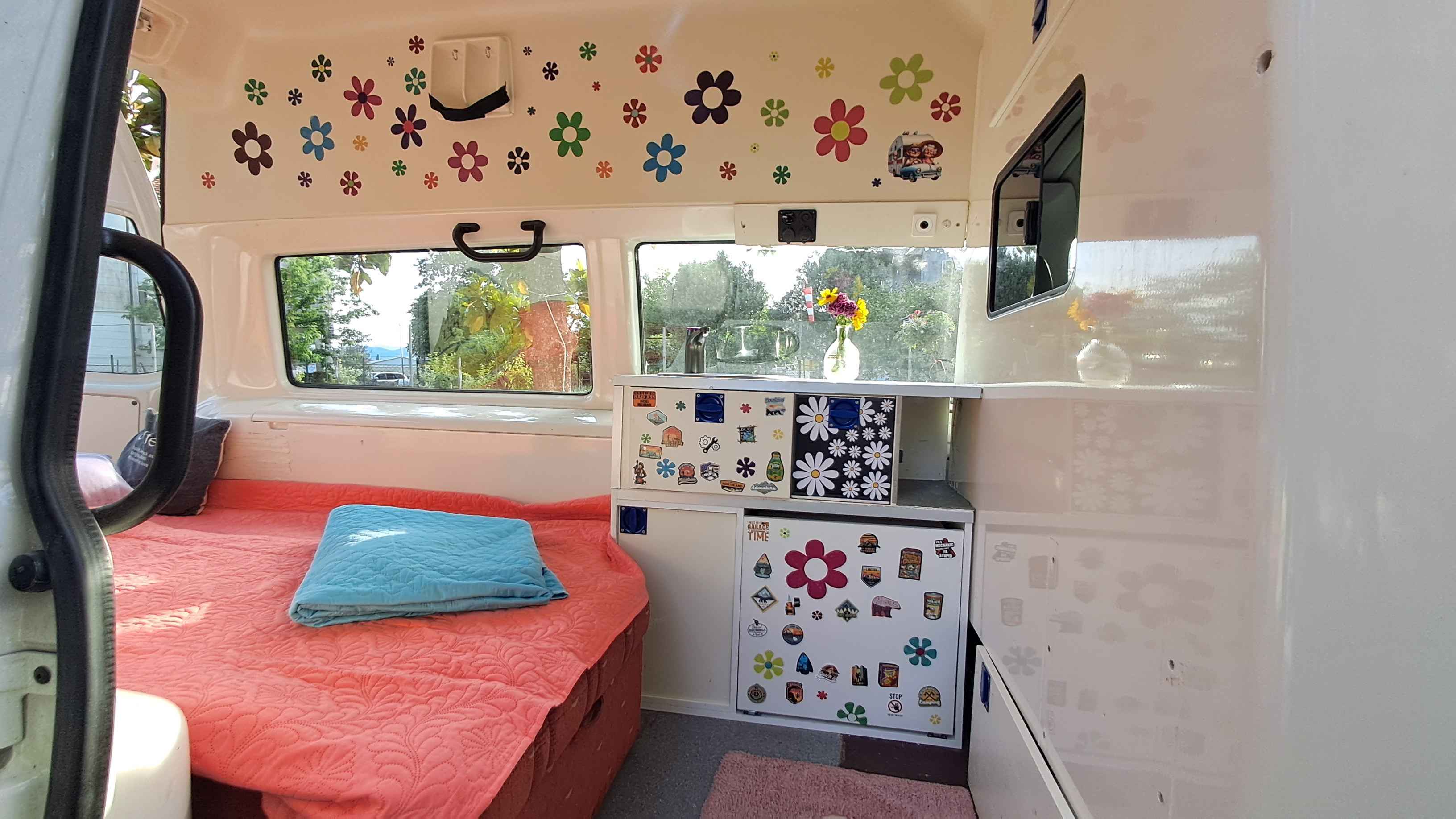 A VW T5 Campervan called Pink-Panter and for hire in Podgorica, Montenegro