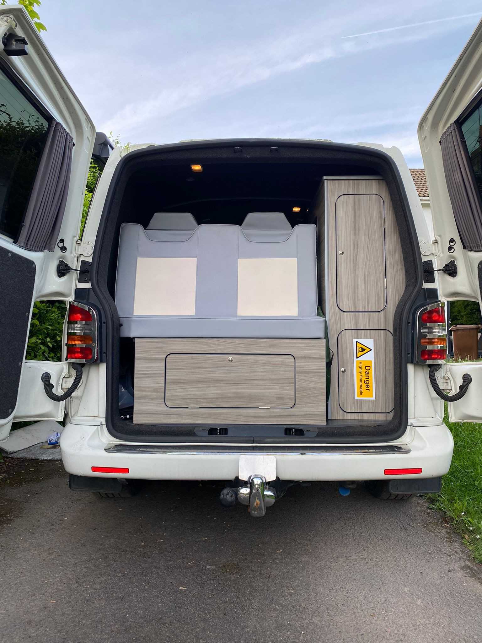 A VW T5 Campervan called Dolly and for hire in Ross-on-Wye, Herefordshire