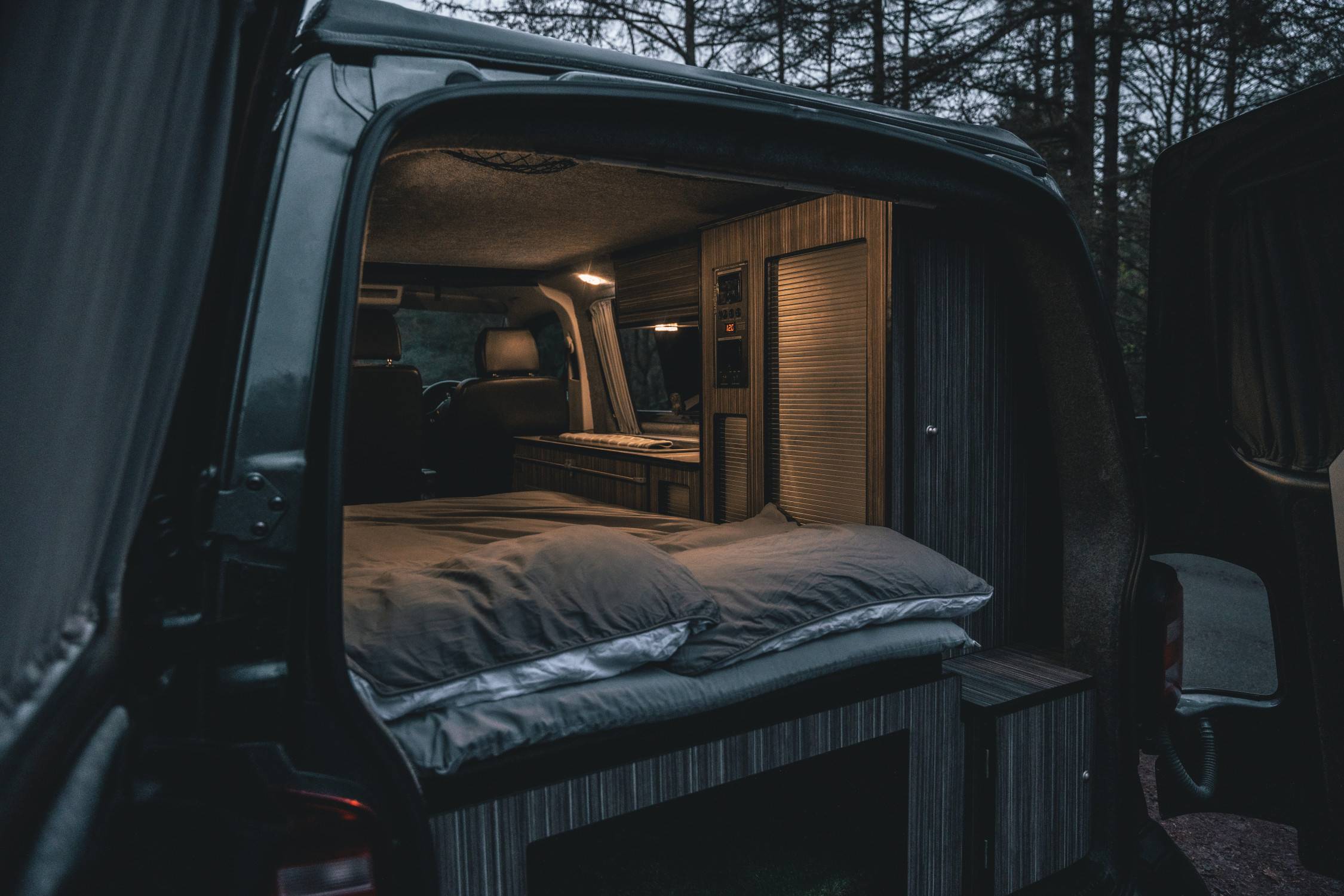 A VW T6 Campervan called Swampy and for hire in Oldham, Lancashire
