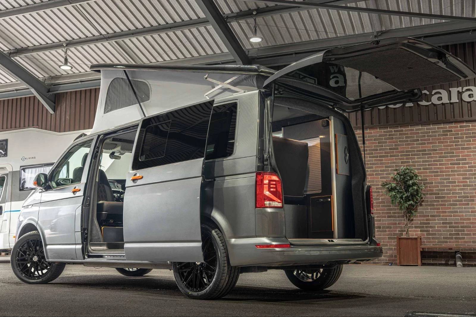 A VW T6 Campervan called Zetland and for hire in Sheffield, South Yorkshire